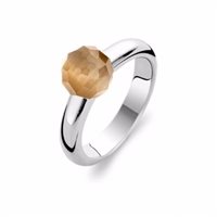 Ring Ti Sento Milano Woman in Silver Quarzo idrotermale 1591CC-14 - 1591CC-14